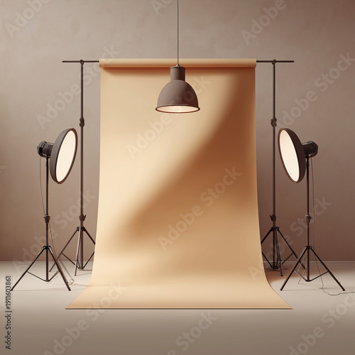 Wallpaper Mural The light brown backdrop used in the model and product photography looks luxurious. Torontodigital.ca