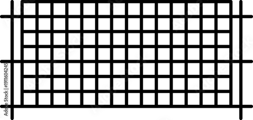 Fence icons set. Simple Wooden village metal Fence, Picket Fence Vector Illustration Isolated on transparent background