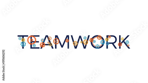 Illustrative representation of collaborative effort and synchronized mechanisms, showcasing the dynamic interplay of individual components for