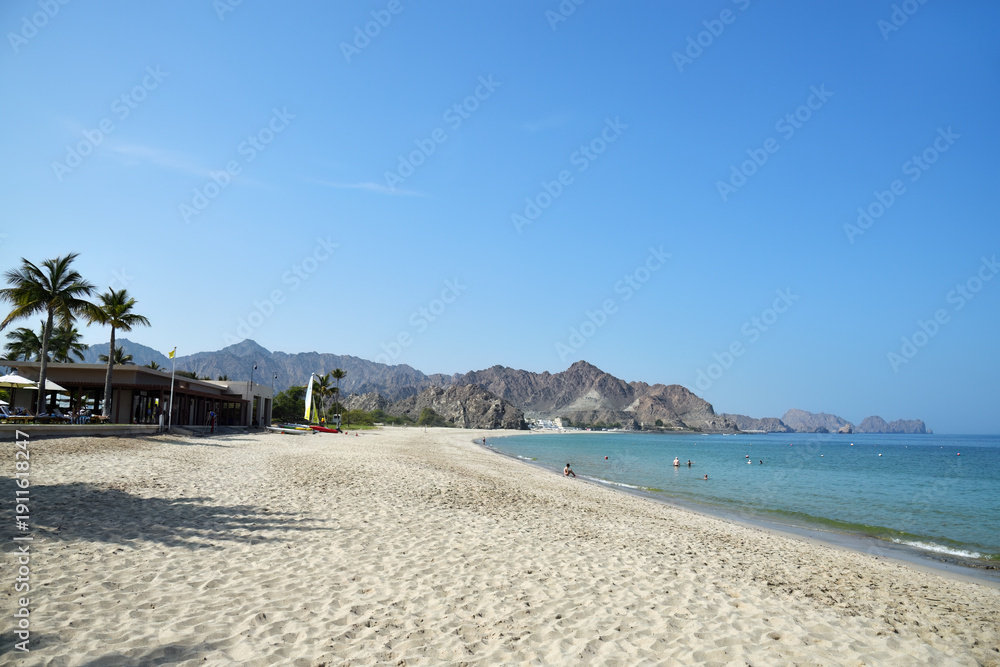 Fototapeta premium Al Bustan beach. Oman