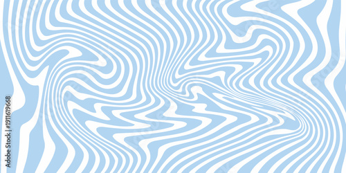 Abstract background seamless pattern with colorful waves. Trendy vector illustration in retro psychedelic style