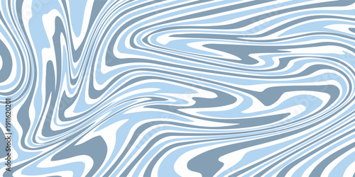 Abstract background seamless pattern with colorful waves. Trendy vector illustration in retro psychedelic style