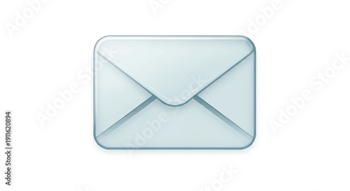 Envelope icon, email communication concept