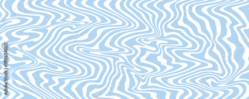 Abstract background seamless pattern with colorful waves. Trendy vector illustration in retro psychedelic style