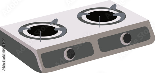 Gas Stove Illustration