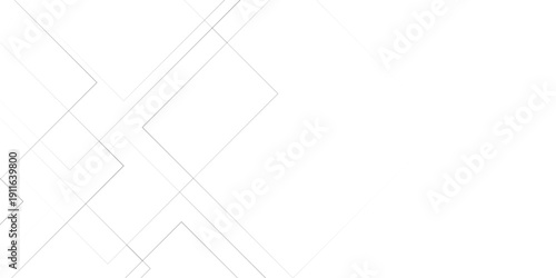 Abstract background with white colors lines pattern texture. squares in bright light with soft shadows as pattern. Geometric vector pattern, repeating thin linear square diamond shape and rectangle.