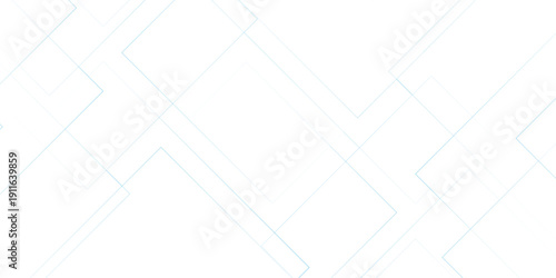 Abstract background with white colors lines pattern texture. squares in bright light with soft shadows as pattern. Geometric vector pattern, repeating thin linear square diamond shape and rectangle.