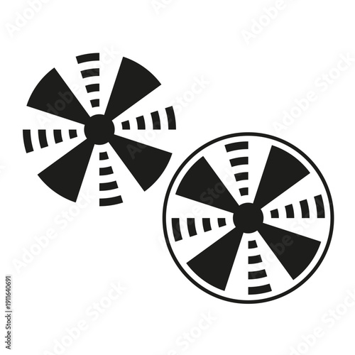 Sophisticated shutter icons. Professional cameras symbols. Optical apertures Vector. Comprehensive diaphragms illustrations.