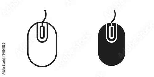 Mouse icon. linear style sign for mobile concept and website ui design