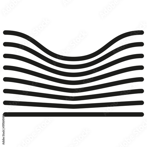 Magnificent wave patterns. Sophisticated linear Vector. Professional black illustrations. Incredible fluid arrangements