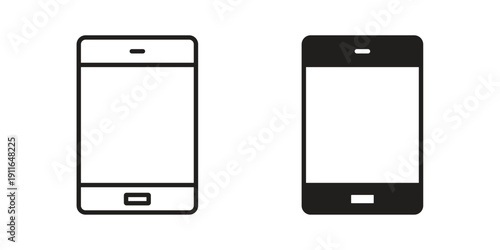 Smartphone icon. linear style sign for mobile concept and website ui design