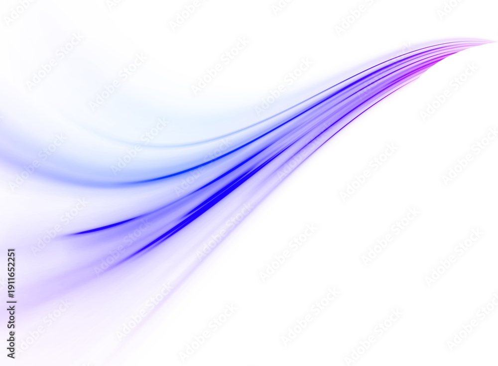 Fototapeta premium Electric amber speed line flashes across a transparent field. Luminous flow suggests rapid acceleration and power. Modern tech accent element in PNG.