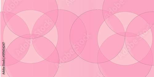 Minimalist banner background, pastel colorful, pink and yellow gradations. Circle effect style geometric, abstract background.illustration eps10