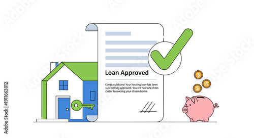 Approved Home Loan Application Document.