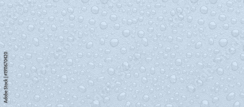 water drops uniform powder blue pastel smooth background