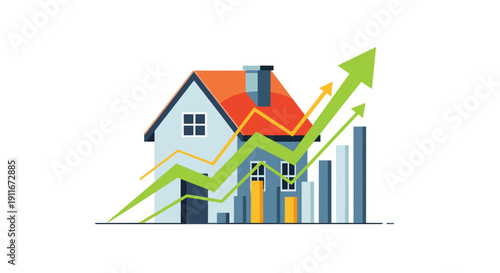 House Model with Rising Graph Indicators.