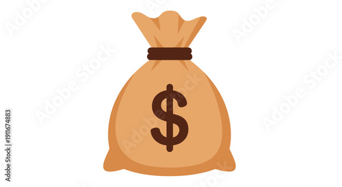 Money Bag with Dollar Sign 1.