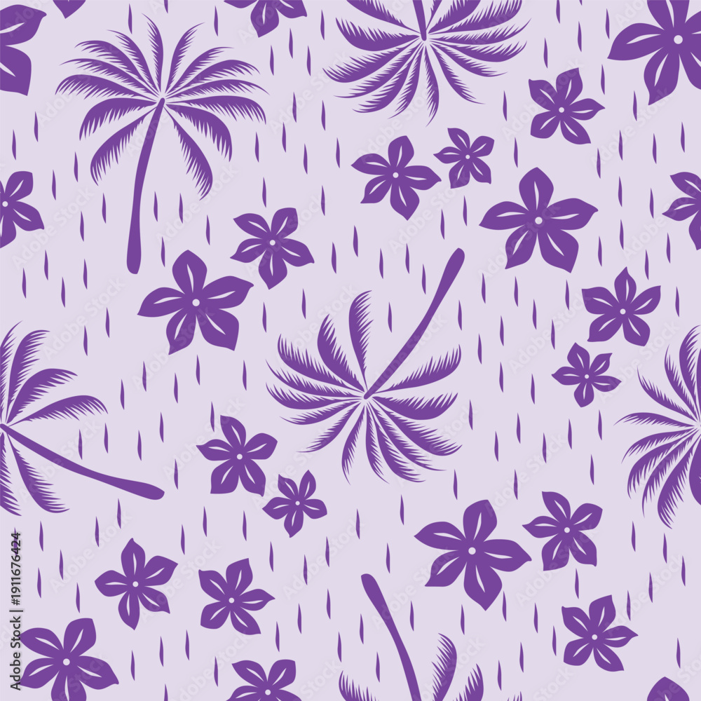 Fototapeta premium seamless floral pattern