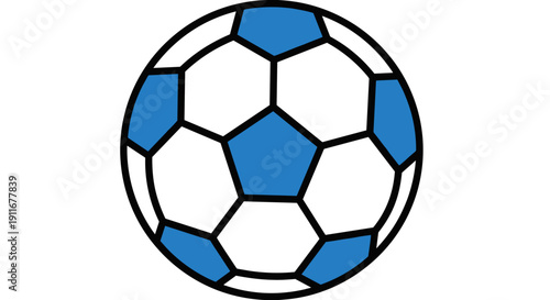 Soccer Ball Icon Illustration Design.