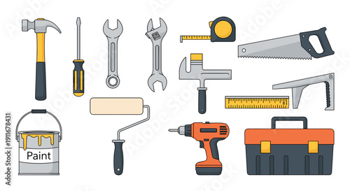 Variety of Hand Tools and Equipment.