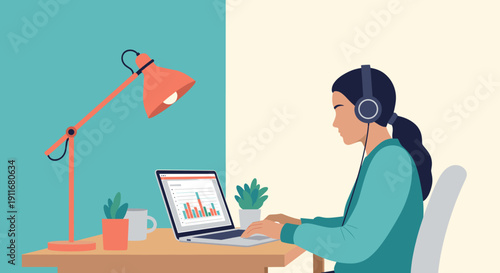 A simple yet vibrant basketball hoop illustration evokes a playful mood, perfect for sports-themed designs.