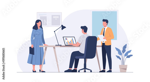 A clean, minimalist design with a soft circle evokes simplicity and modernity, perfect for branding or presentation backgrounds.