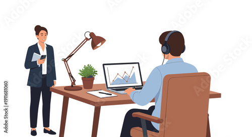 A minimalist illustration of professional attire evokes confidence and professionalism, ideal for corporate branding.