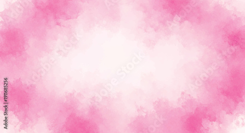 Soft pink watercolor pattern design background with dreamy gradient wash