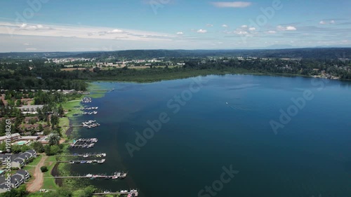 Lake Sammamish Aerial View of Redmond, Washington