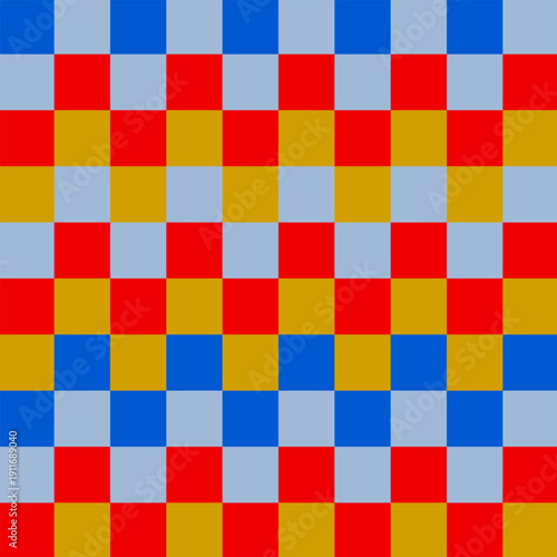 Logistics concept, seamless from colored containers vector background