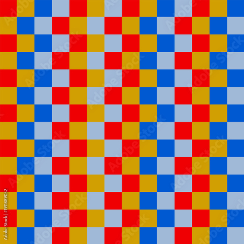 Logistics concept, seamless from colored containers vector background