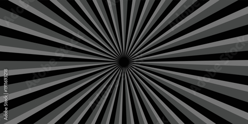 Background with retro rays. Vintage backdrop, boom, comic, circus pattern. Cartoon pop art template. Vector illustration