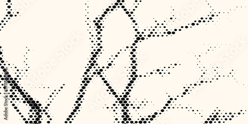 Hexagon Shapes Vector Abstract Geometric Technology Retrowave Sci-Fi Texture Isolated on Light Background. Halftone Hex Retro Simple Pattern. Eps10