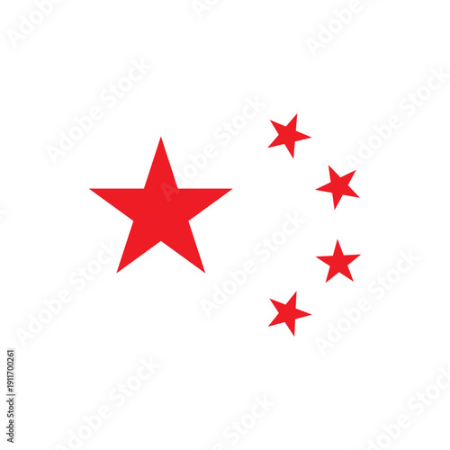 Chinese 5 red stars