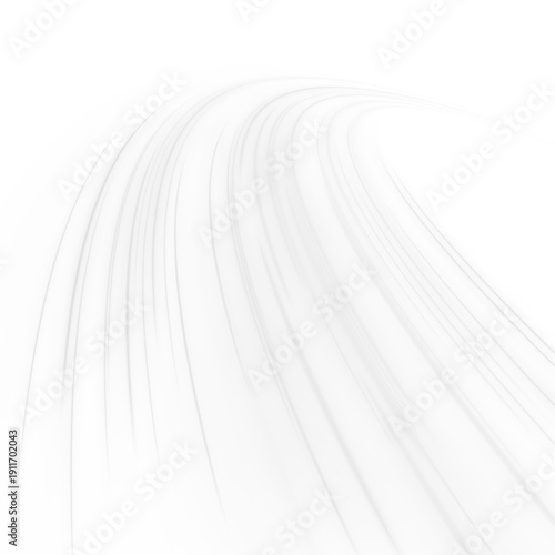 Futuristic white highway glows with radiant neon edges. Motion blur enhances speed and depth perception. Ideal for digital posters, banners, and modern UI designs.