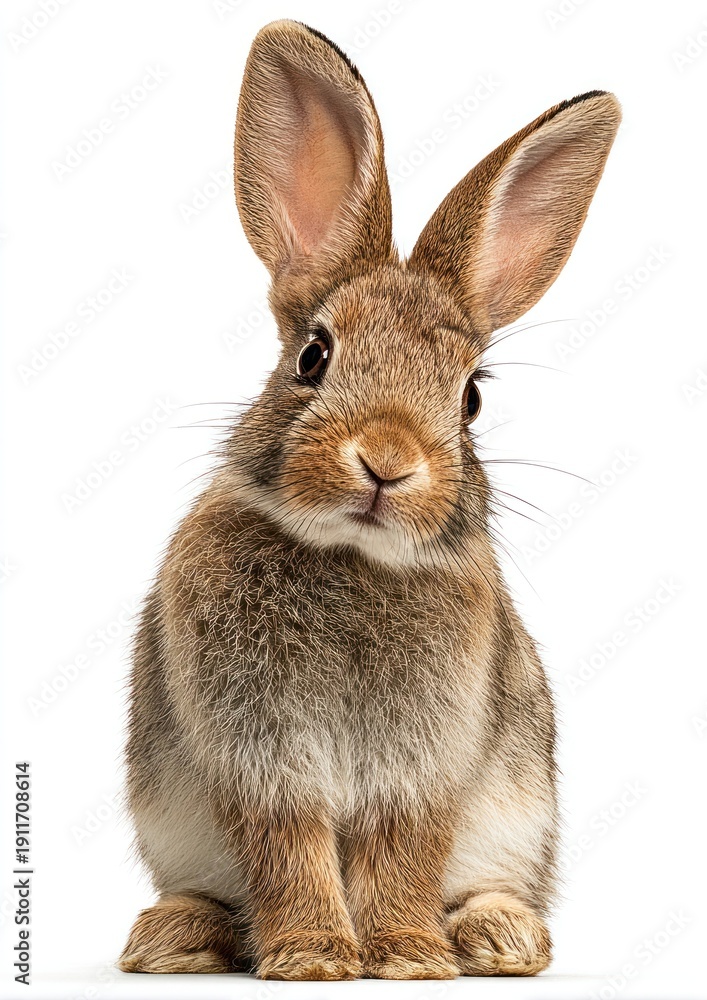 Obraz premium Adorable fluffy rabbit portrait