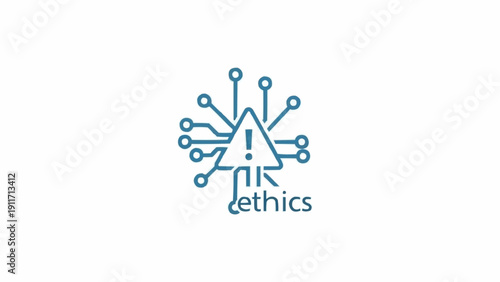 Digital ethics logo with exclamation.