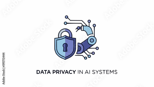 Digital lock with robotic circuit.