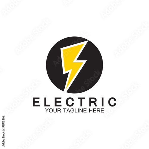 lightning thunderbolt electricity logo design template Free Download lightning thunderbolt electricity logo design template - GFXLoad