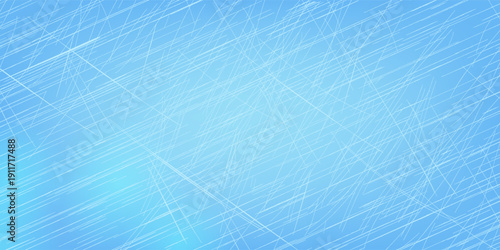Winter blue background with a hockey scratched ice texture.Vector ilustration