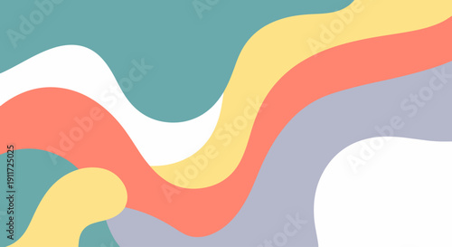 Leveraging Saturated Color Transitions to Create Visual Hierarchy in Modern Abstract Backgrounds