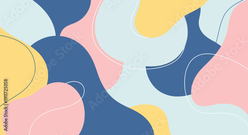 Leveraging Saturated Color Transitions to Create Visual Hierarchy in Modern Abstract Backgrounds