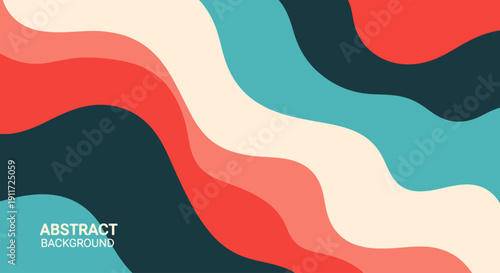 abstract background with waves