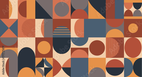 Contemporary art background featuring smooth flowing lines