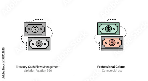 Treasury Cash Flow Management Illustration
