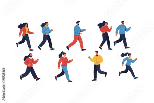 A pair of dark blue shoes floating in a white empty space