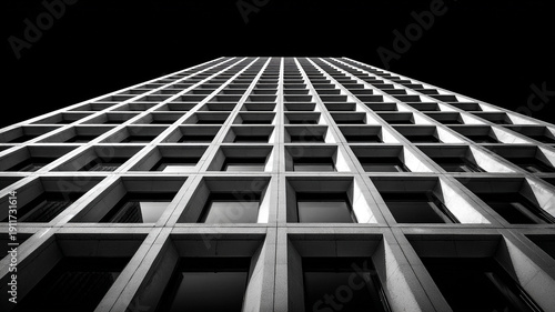 abstract modern architecture fragment. - clean geometric lines and shapes.