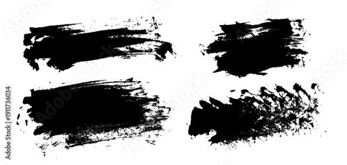 Brush paint backgrounds. Bold black ink glitch stroke shapes. Highly detailed abstract vector grungy brush strokes, scribbled text frames. Noise-damaged textures. Sporty dry ink stains. Edgy layout bg