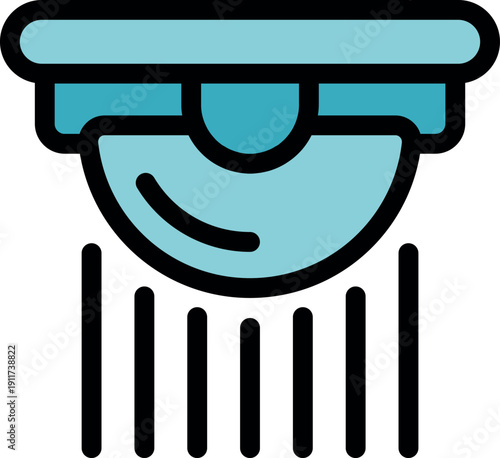 Motion sensor detecting movement using infrared technology for home security