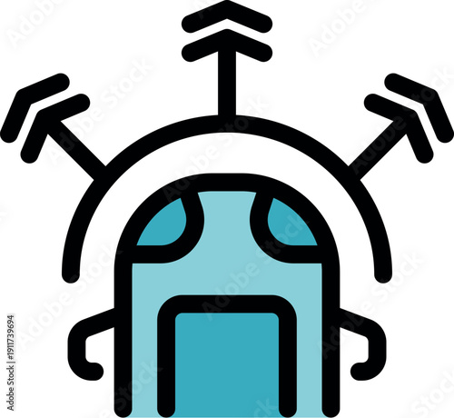 Secure alien bunker with antennas communicating during meteor shower, symbolizing safety and advanced technology in space exploration